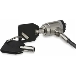 StarTech Security Cable, Notebook Security, Schwarz, Silber