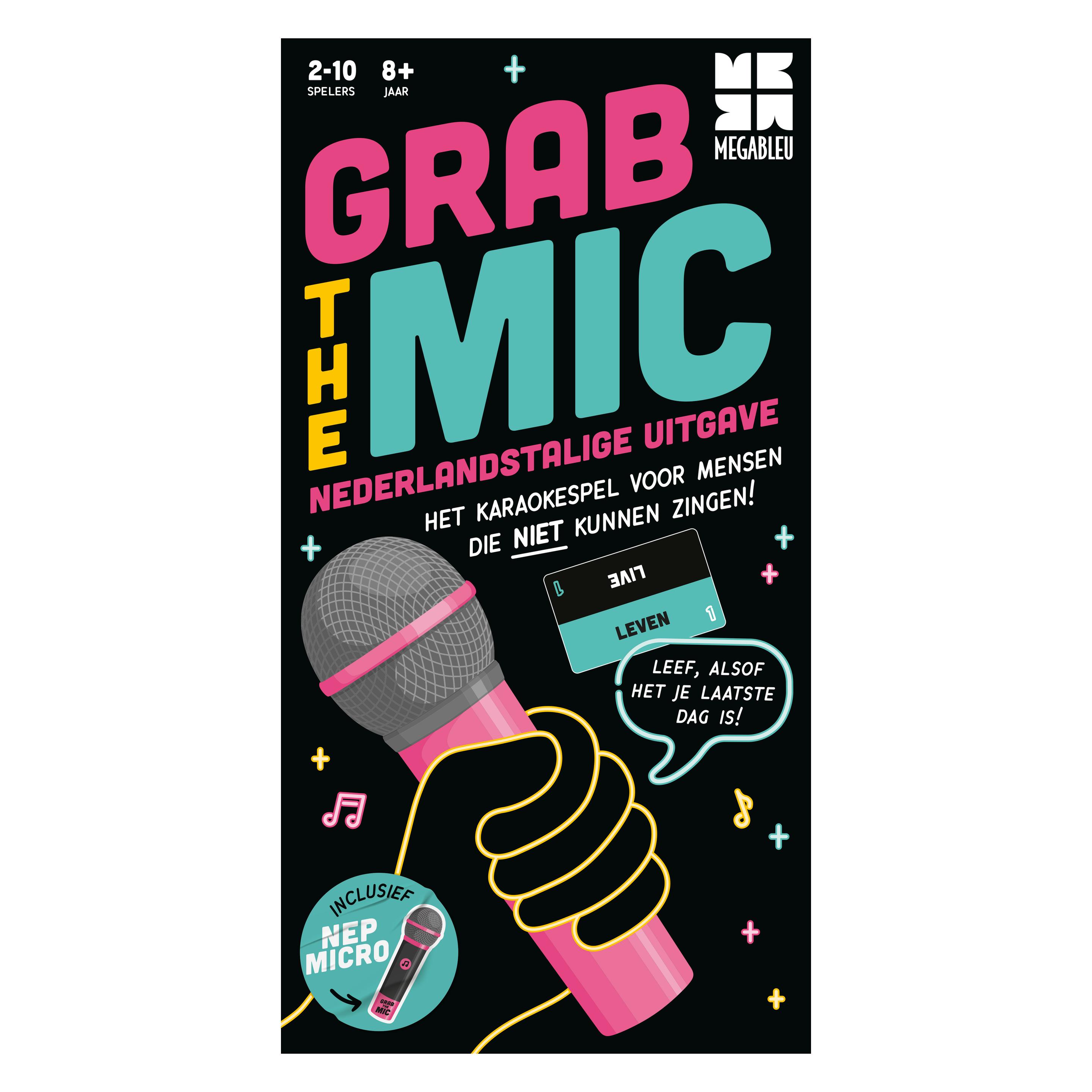 Megableu Grab The Mic NL (Niederländisch, 2 - 10 Spieler) (678230)