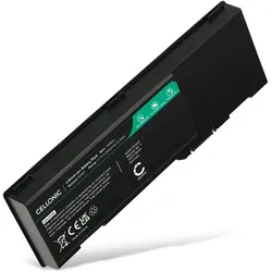 Cellonic Akku für Dell PP23LA, PP20L, PP23L, PP23LB, 0KR854, Inspiron E1501 (6600 mAh), Notebook Akku, Schwarz