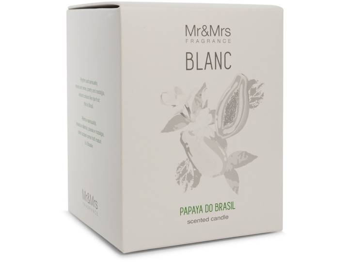 Mr & Mrs Fragrance Duftkerze Mr&Mrs weiss - Material: Glas/Wachs - Duftkerze