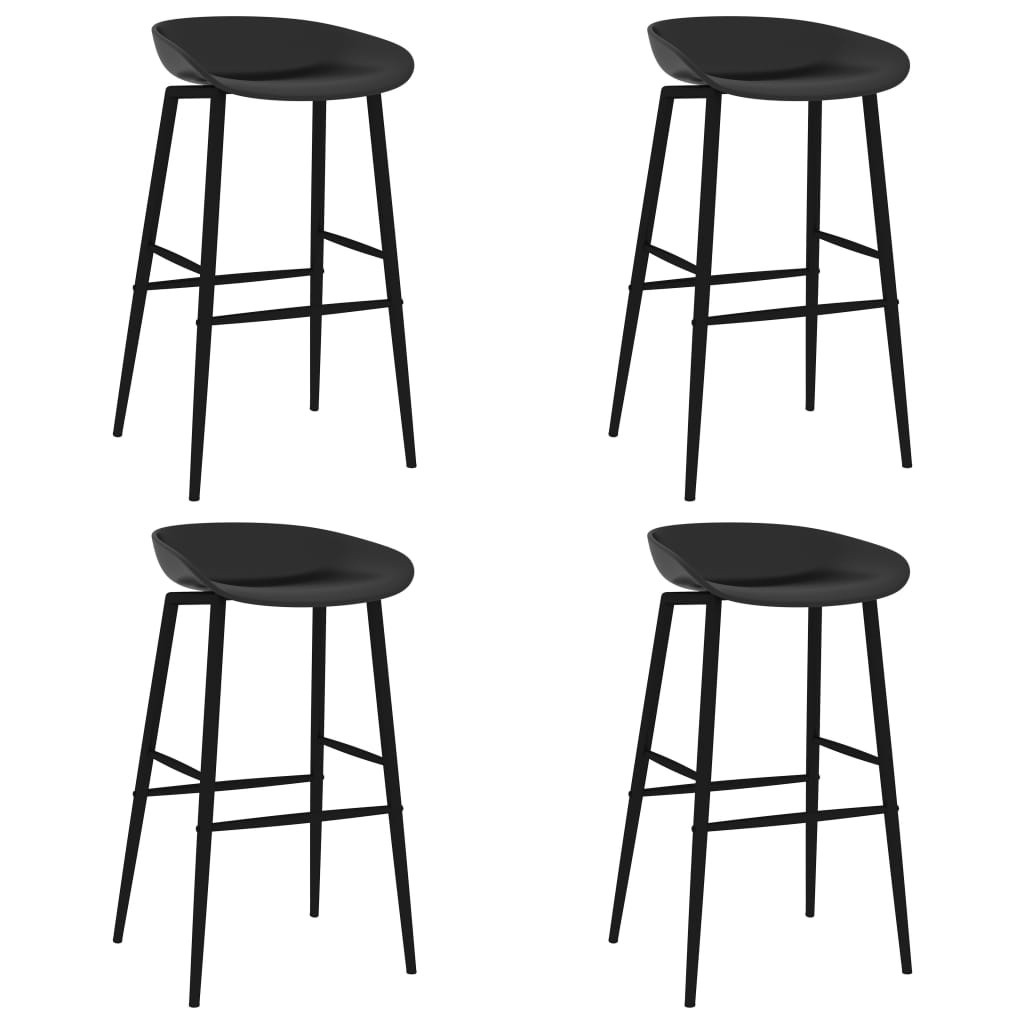 Prolenta Barkrukken set van 4 zwart