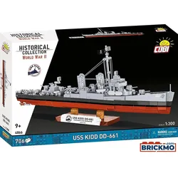 Cobi Historical Collection World War II 4866 USS Kidd DD-661 4866