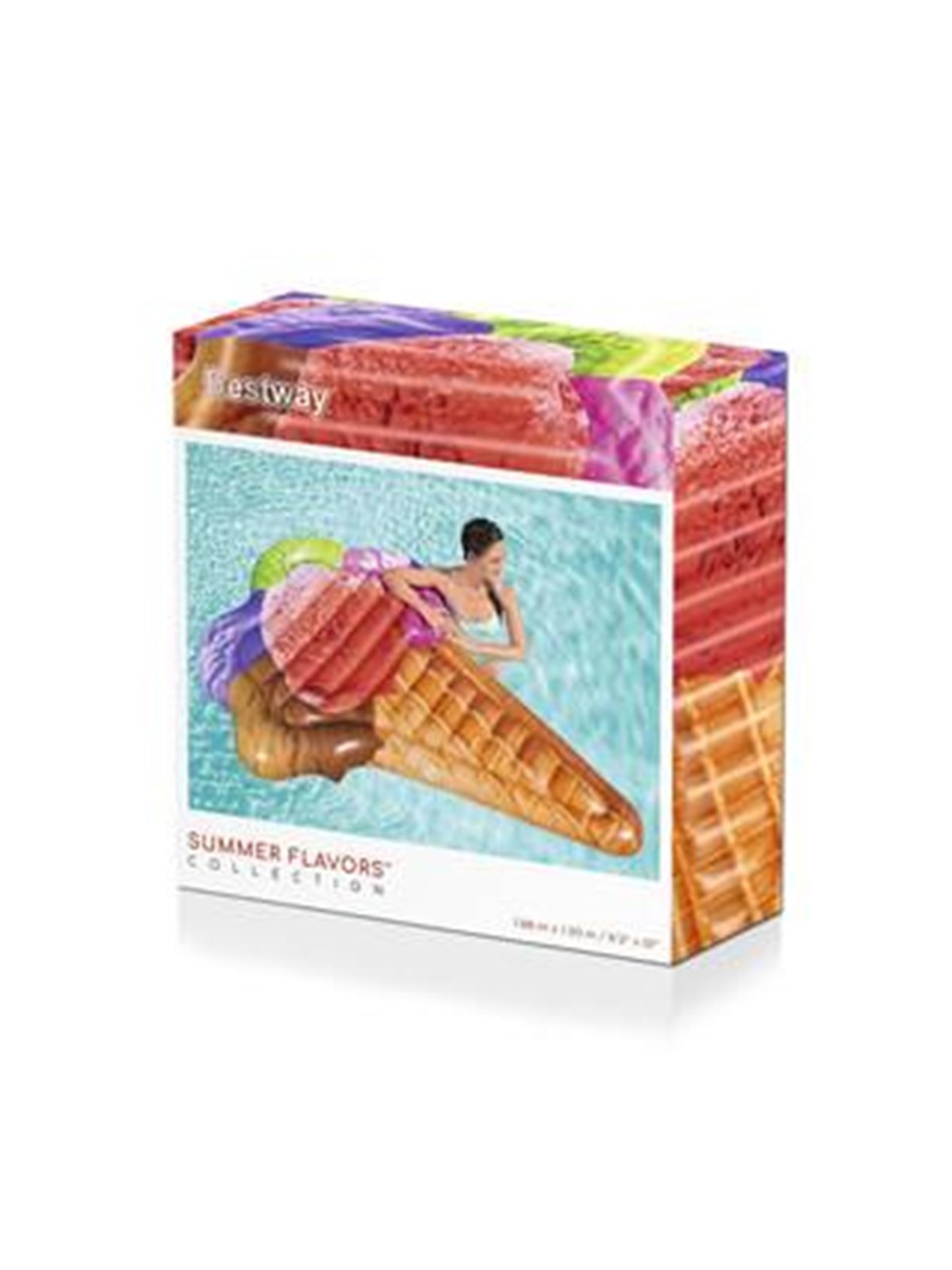 Bestway Luftmatratze Eiswaffel 188x130cm