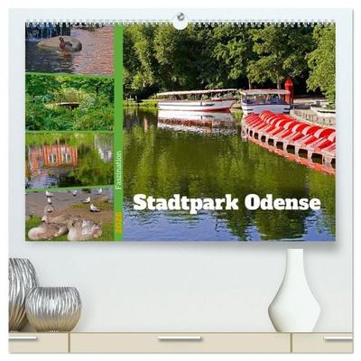 Faszination Stadtpark Odense (hochwertiger Premium Wandkalender 2026 DIN A2 quer), Kunstdruck in Hochglanz