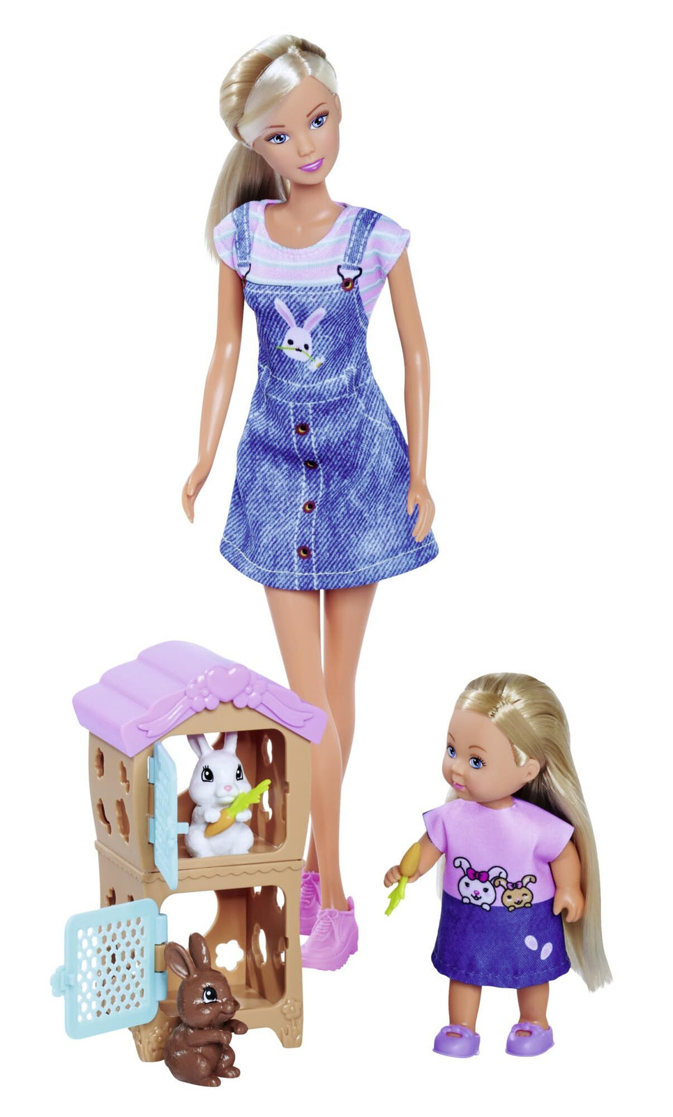 Simba Steffi Love Fashion Pop met Konijnenfamilie en Evi Love