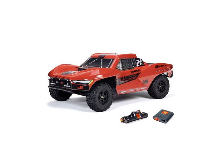 Arrma RC-Buggy Arrma Fury Mega 550 Short Course Truck 2WD RTR 1:10, Akku, Lader