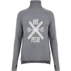 KRIMSON KLOVER Strickpullover Off-Piste Turtleneck, Größe M in Grau Grau