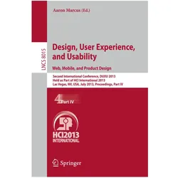 Design, User Experience, and Usability: Web, Mobile, and Product Design, Fachbücher von Aaron Marcus