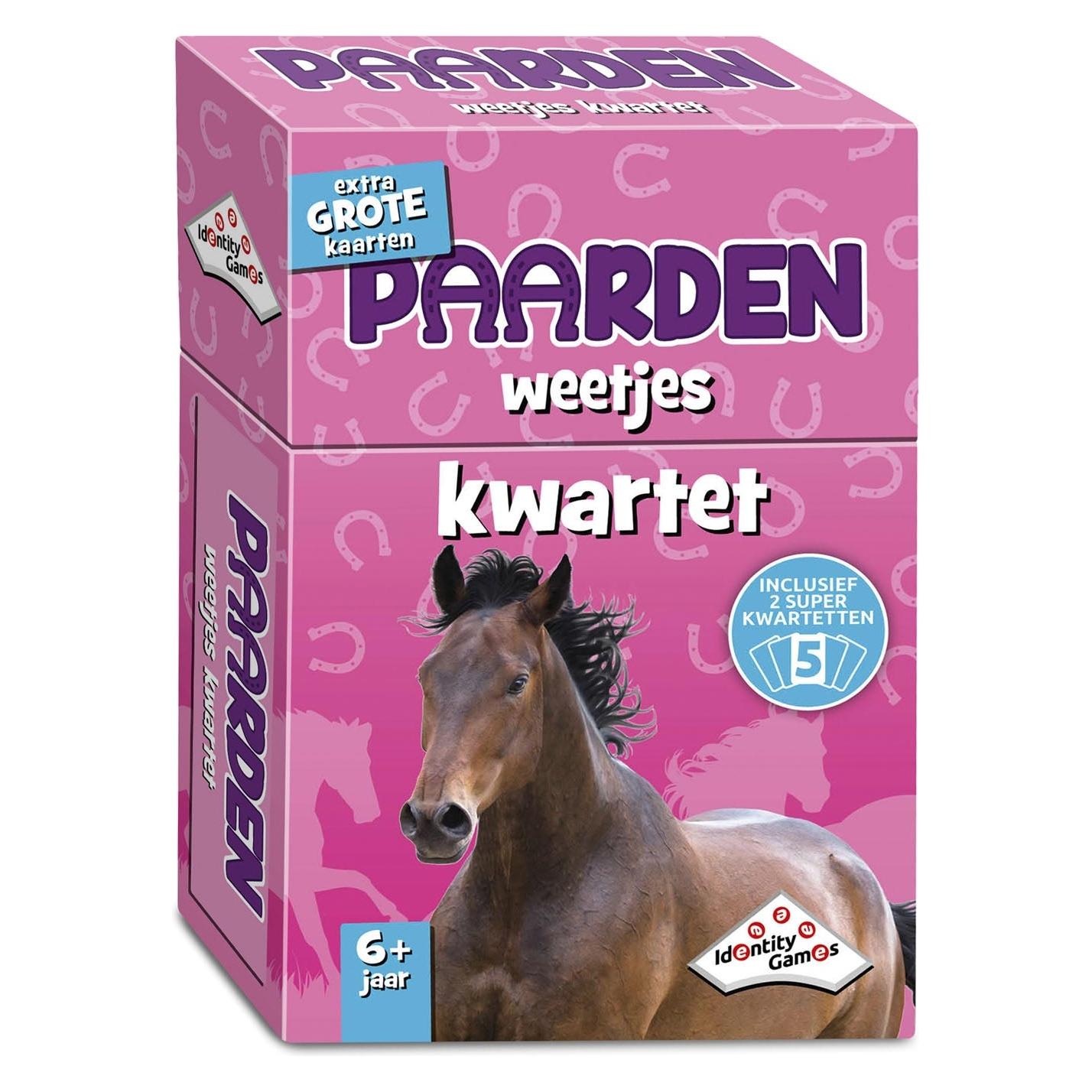 Identity games Paarden Weetjes Kwartet (Niederländisch, 2 - 4 Spieler) (11304)