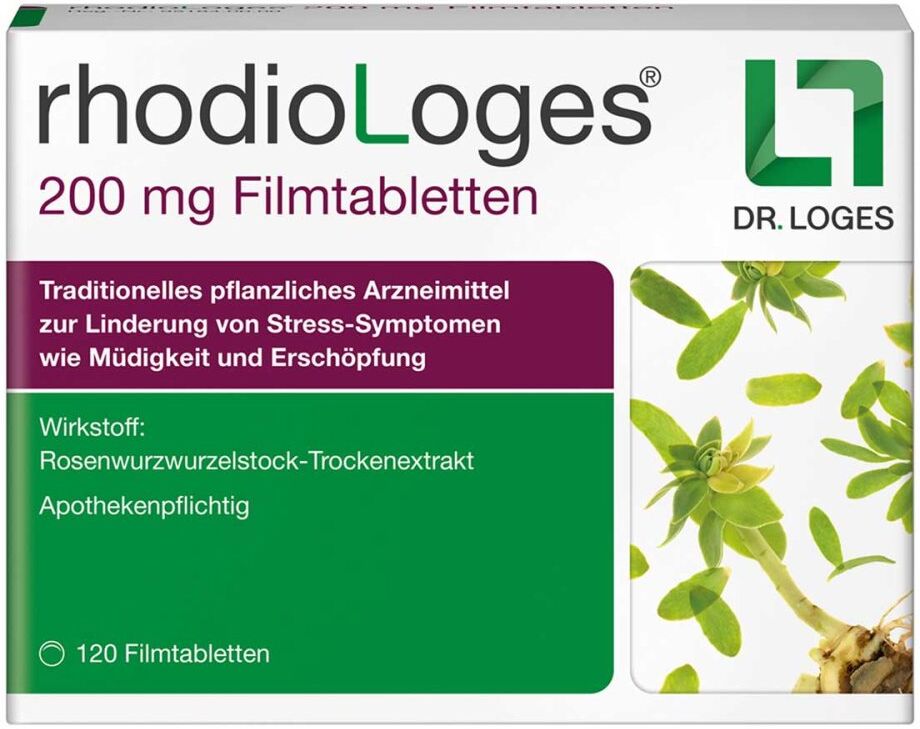 rhodioLoges 200 mg - Rosenwurz Filmtabletten