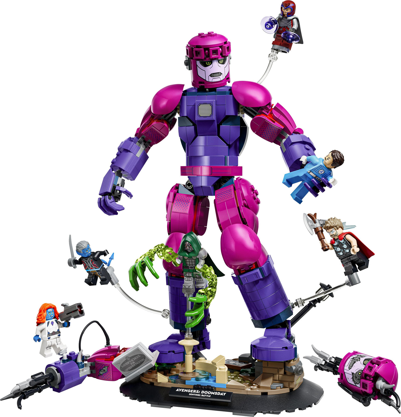 LEGO Marvel Onthullende Slag: Avengers Doomsday 76348