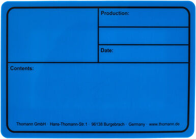 Stairville Tourlabel 177x127mm Blue