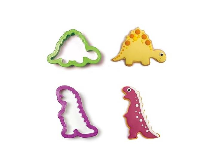 Decora 0255066 Set van 2 uitstekers Jurassic, kunststof