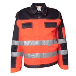 Warnschutz Bundjacke "KONTRAST" - 102 - orange/marine