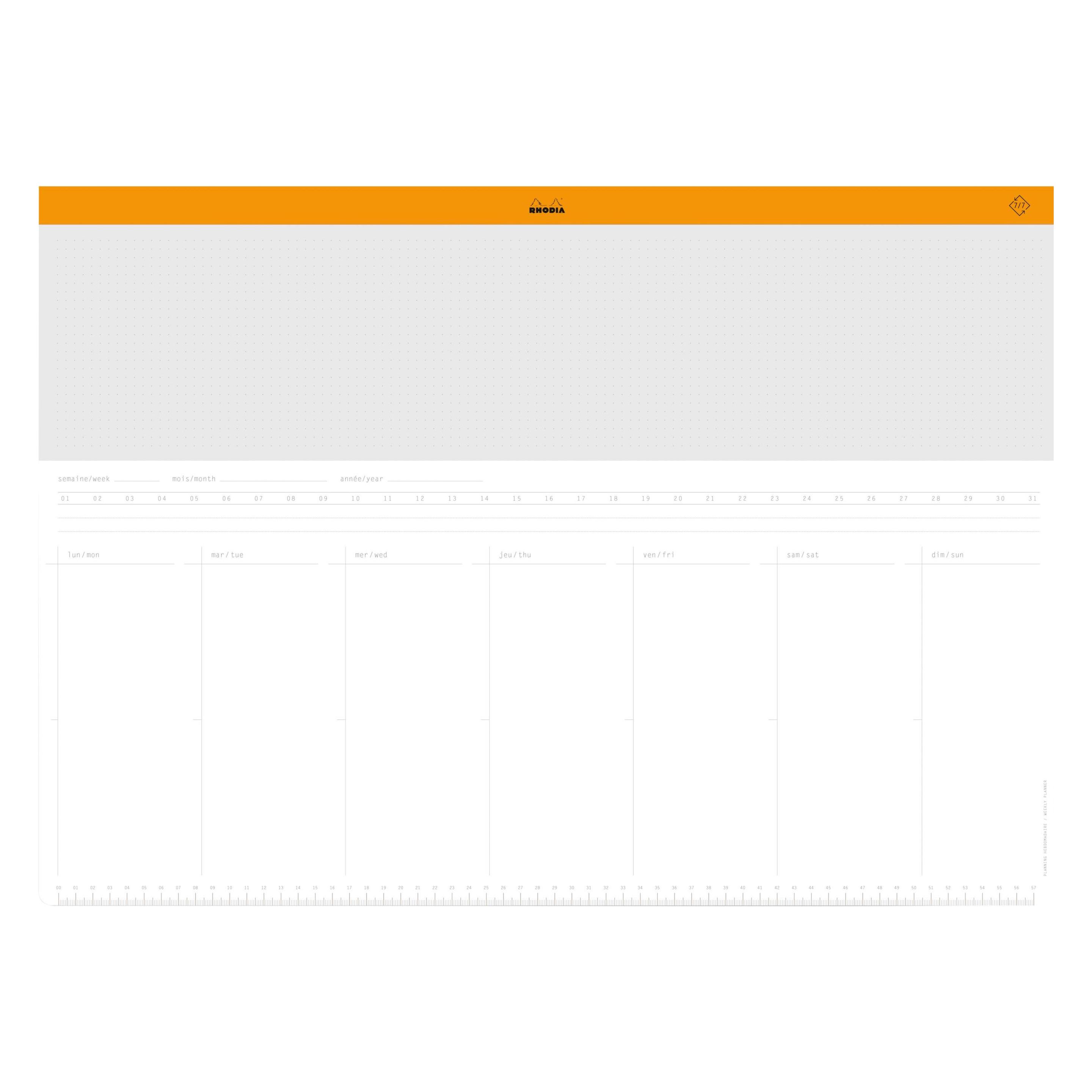 Rhodia Diaries and time management (59.40 x 42 cm) (194042C)