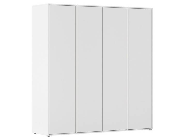 Rauch Möbel Drehtürenschrank, Weiß, 7 Fächer, 187x194x53 cm, Blauer Engel, Goldenes M, Made in Germany, Schlafzimmer, Kleiderschränke, Drehtürenschränke