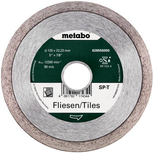 Metabo 628556000 Diamanttrennscheibe Durchmesser 125mm Bohrungs-Ø 22.23mm Fliesen 1St.
