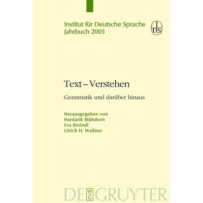 Text - Verstehen, Gebundene Ausgabe von , De Gruyter, 978-3-11-018871-4