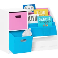 KINDERREGAL mit Boxen Weiß