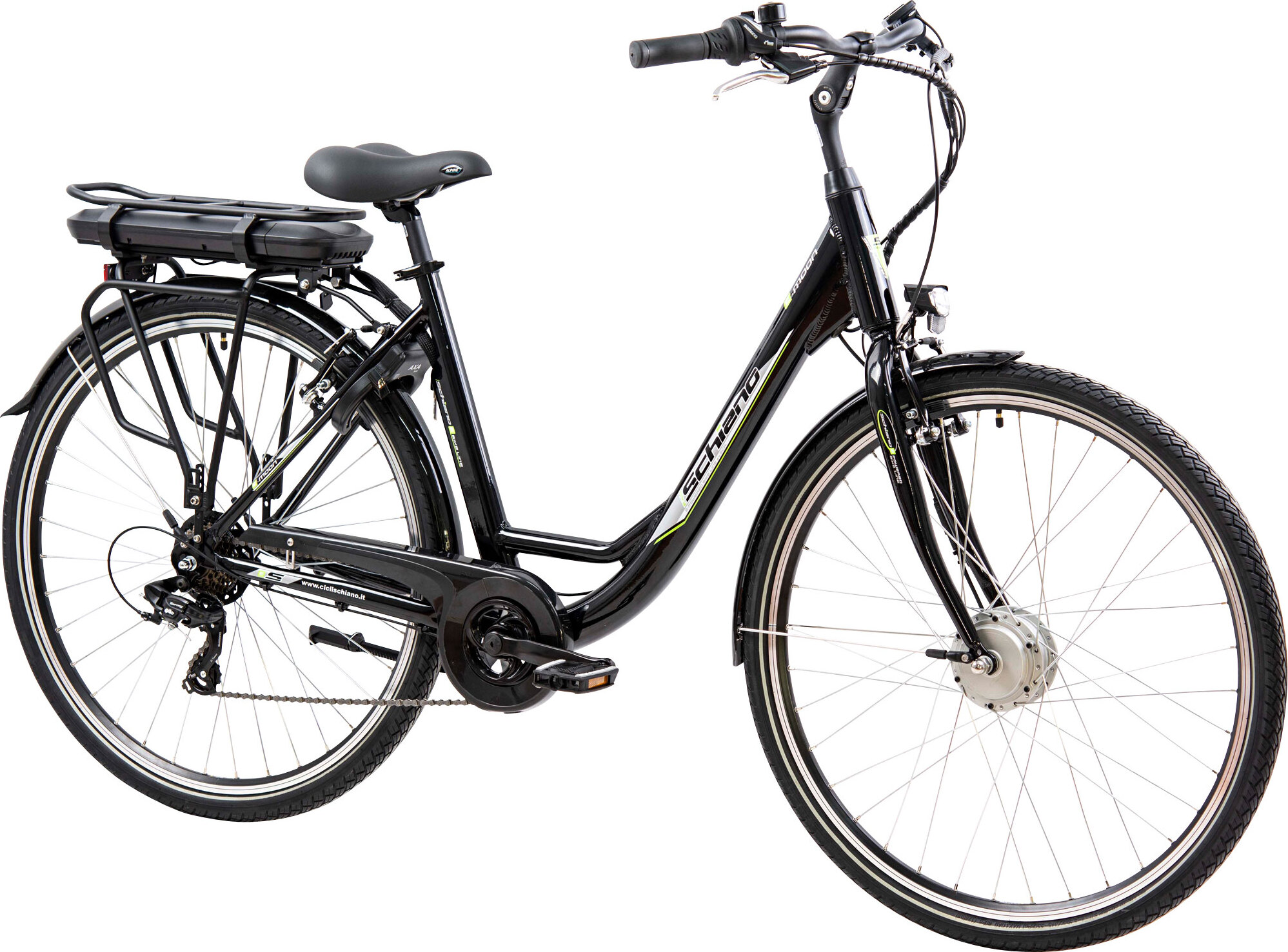 Schiano E-Moon E Bike City 28 Zoll Damenfahrrad 155-165 cm Pedelec 7 Gang 468 Wh Hollandrad Pedelec