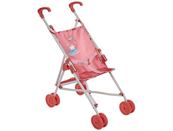 Zapf Creation 703915 Baby Annabell Active Stroller poppenwagen licht & wendbaar en inklapbaar, greephoogte 53 cm, geschikt voor poppen in bijna alle maten