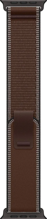Apple Watch 49mm Trail Loop Dunkelumbra - S/M - Ausführung aus schwarzem Titan