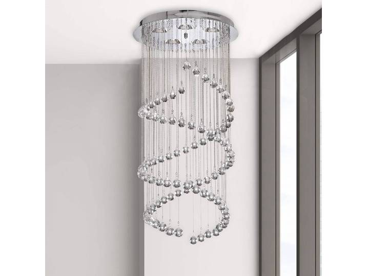 Hanglamp Hallway, dimbaar, chroom / zilver, Hal, metaal, hanglamp