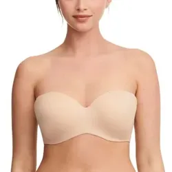 Chantelle BH Corsetry T-Shirt UW Strapless Bandeau Beige E 90 Damen