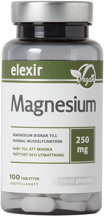Elexir Pharma Magnesium 250 Mg 100 Tabs