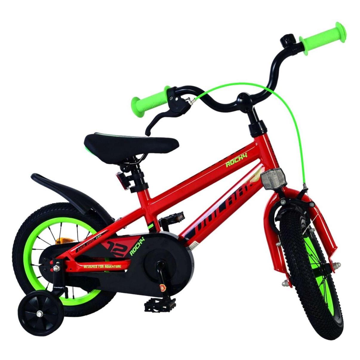 Volare Rocky Kinderfahrrad - Jungen - 12 Zoll - Rot (12") (64343373)