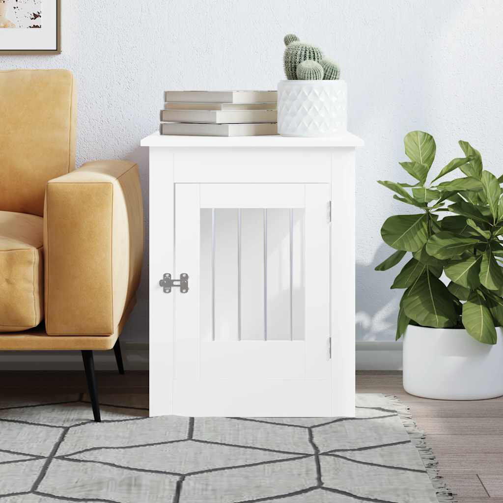 Archie & Oscar Pet Crate White 68cm H x 55cm W x 80cm D