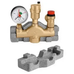 Caleffi Kesselsicherheitsgruppe 302631 1", 3 bar, mit Isolierung, bis 50 kW