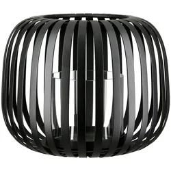 GILDE Windlicht Dogma H=13cm - schwarz