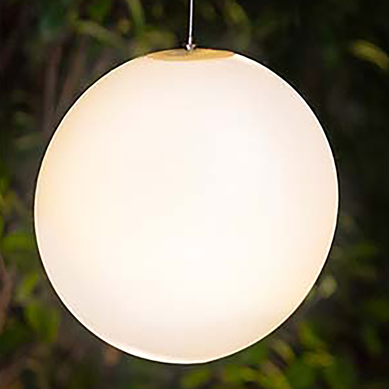 Newgarden Pianeta LED hanglamp voor buiten met afstandsbediening, wit, Ø 25 cm