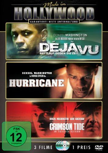 Tony Scott - Déjà Vu - Wettlauf gegen die Zeit / Hurricane / Crimson Tide - In tiefster Gefahr (3 Discs - Preis vom 09.10.2026 07:28:09 h
