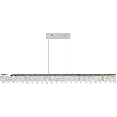 NÄVE LED Pendelleuchte "Diamonds", grau (chromfarben), 1, H: 80cm, 1 Stk., Leuchten, LED Hängelampe, LED Hängeleuchte, LED Pendelleuchte
