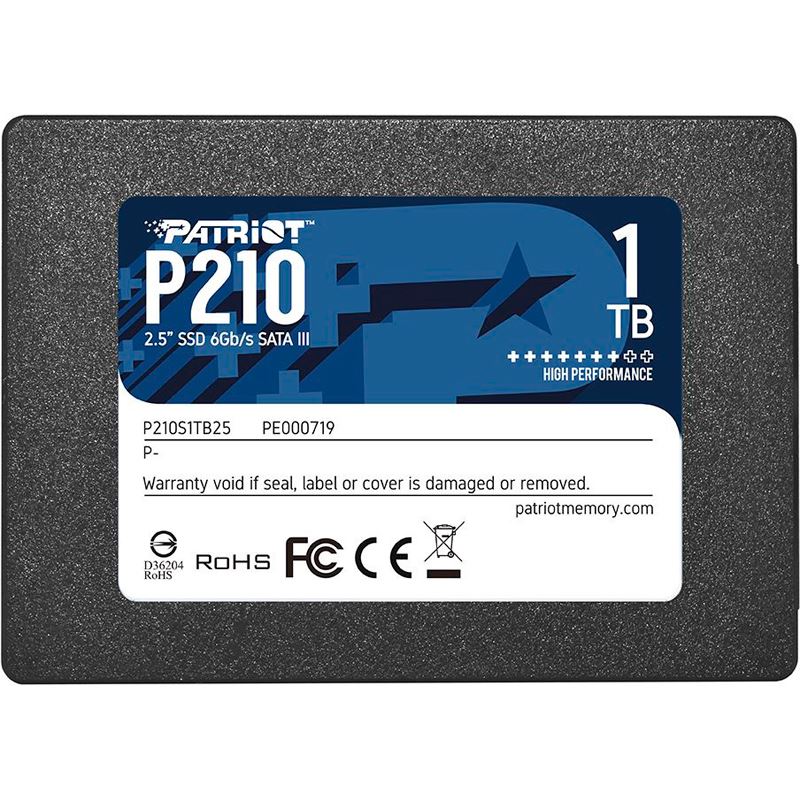 1TB Patriot 2.5" (6.4cm) SATA 3D-NAND TLC (P210S1TB25)