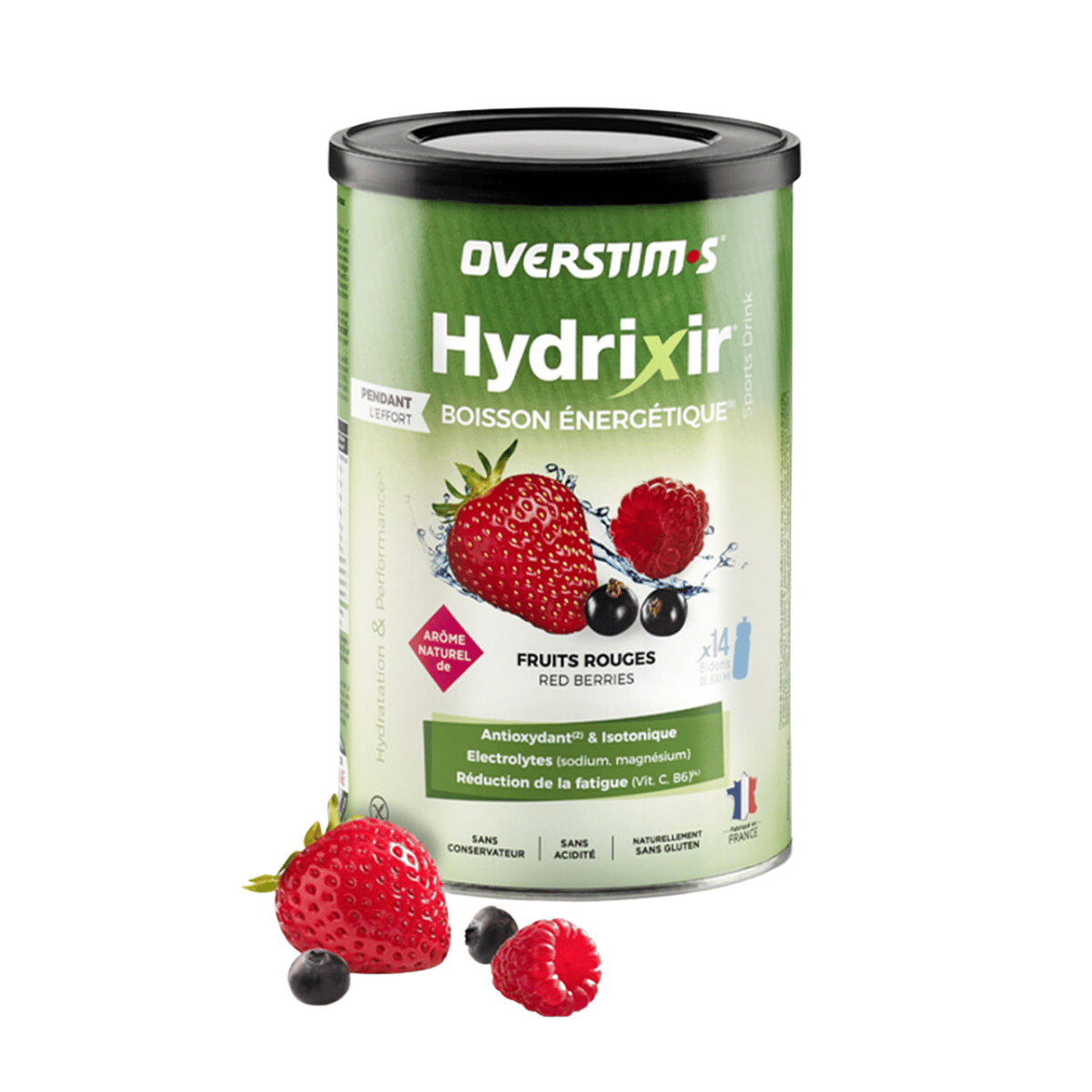 Bebida Energética Overstims Hydrixir Antioxidante 600 g Frutos Vermelhos Unisex