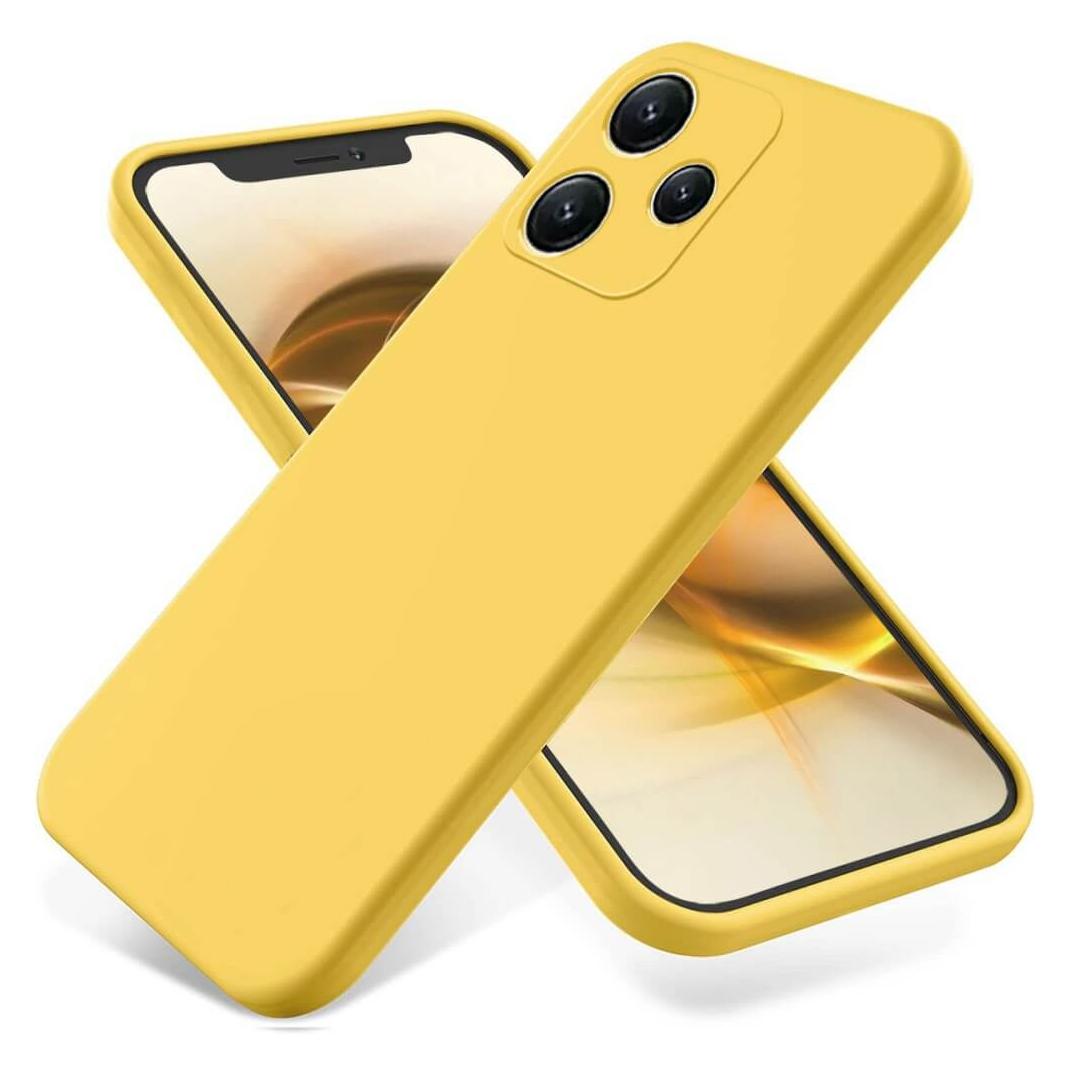 Cover-Discount Xiaomi Redmi 12 - Silikon Gummi Hülle gelb (Xiaomi Redmi 12) (660157673C)