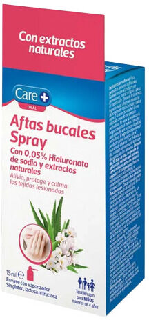Care+ Canker Sores Gel Spray 15 ml