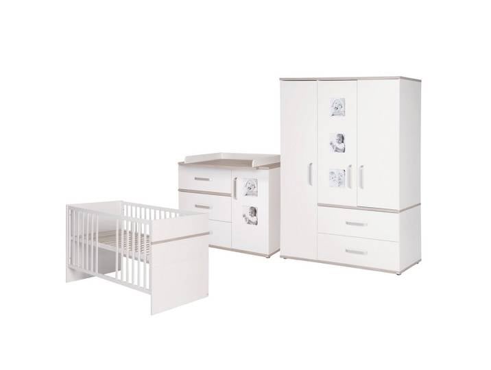 BABYZIMMER-SET Moritz, mit breiter Wickelkommode, 3-teilig