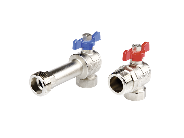 Tece floor Eck-Kugelhahn-Set 1"" IG / 1"" AG, inkl. Flachdichtung, 77381009 77381009