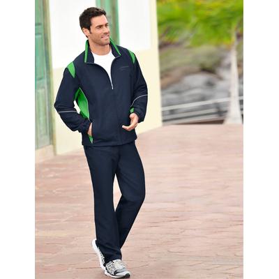 Freizeitanzug CATAMARAN, Herren, Gr. 52, grün (grün, marine), 100% Polyester, Sportanzüge Freizeitanzug