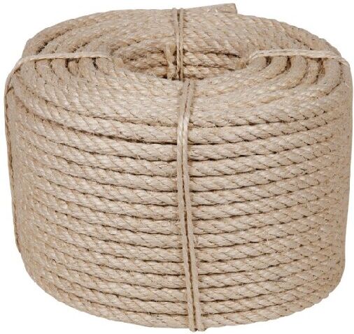 ROMBULL Rollo Cuerda Yute Cableada 10 m.  (10 metros) Natural