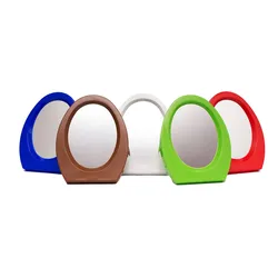 Kosmetikspiegel mit Standfuß, oval
