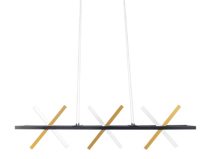 Suspension LED\, métal\, or\, L 100 cm