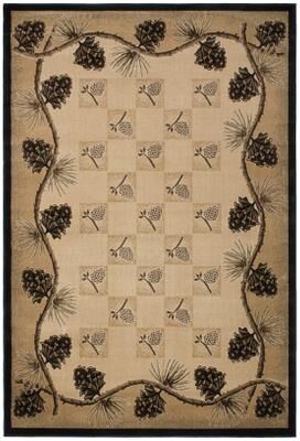 Mayberry Rug American Destination Pine Bluff Beige Area Rug