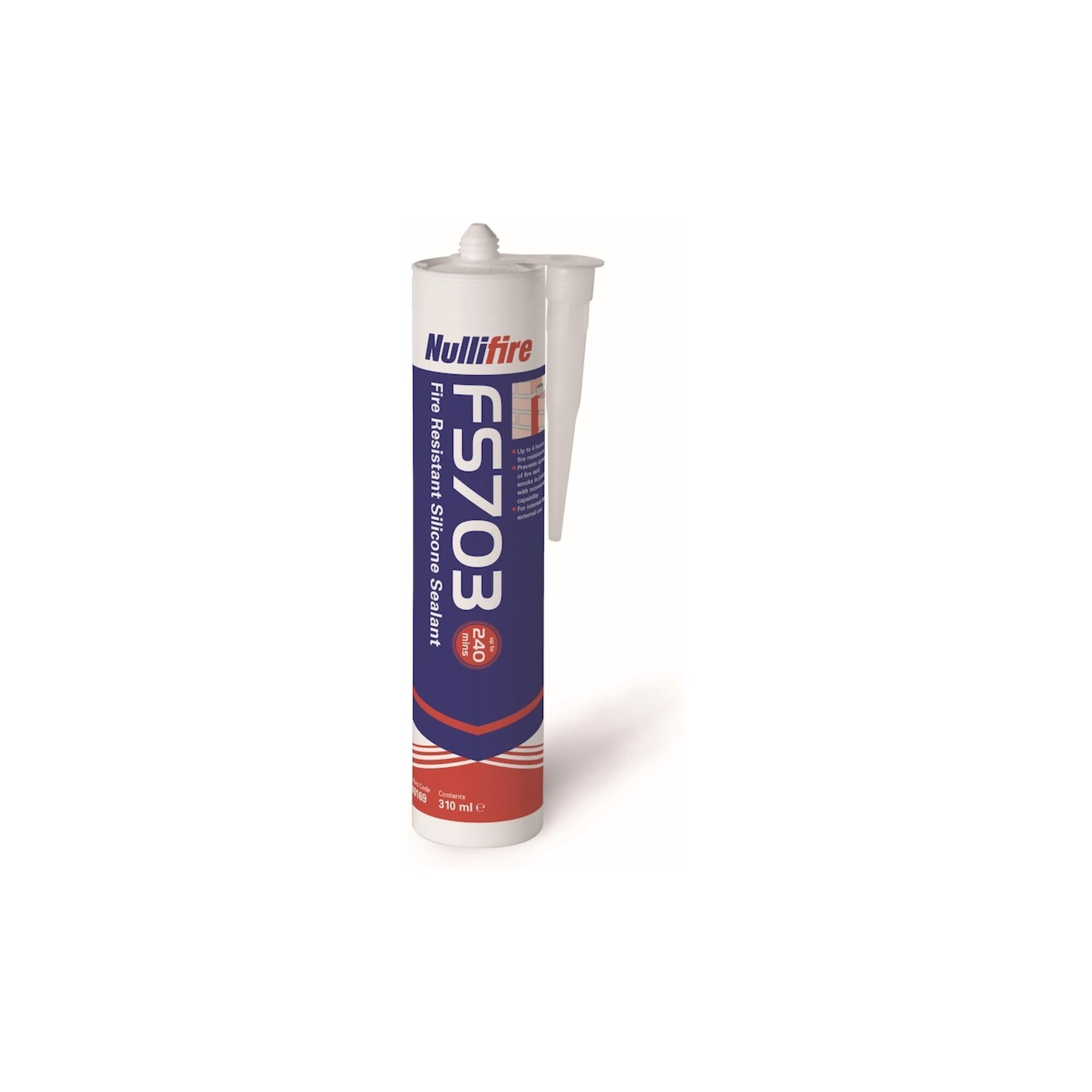NULLIFIRE Silikondichtstoff FS 703 Feuerwiderstandsfähig 1-Komponentig weiß 310ml ; tremco illbruck (343341)