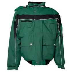 Winter Blouson "PLALINE" - L - grün/schwarz