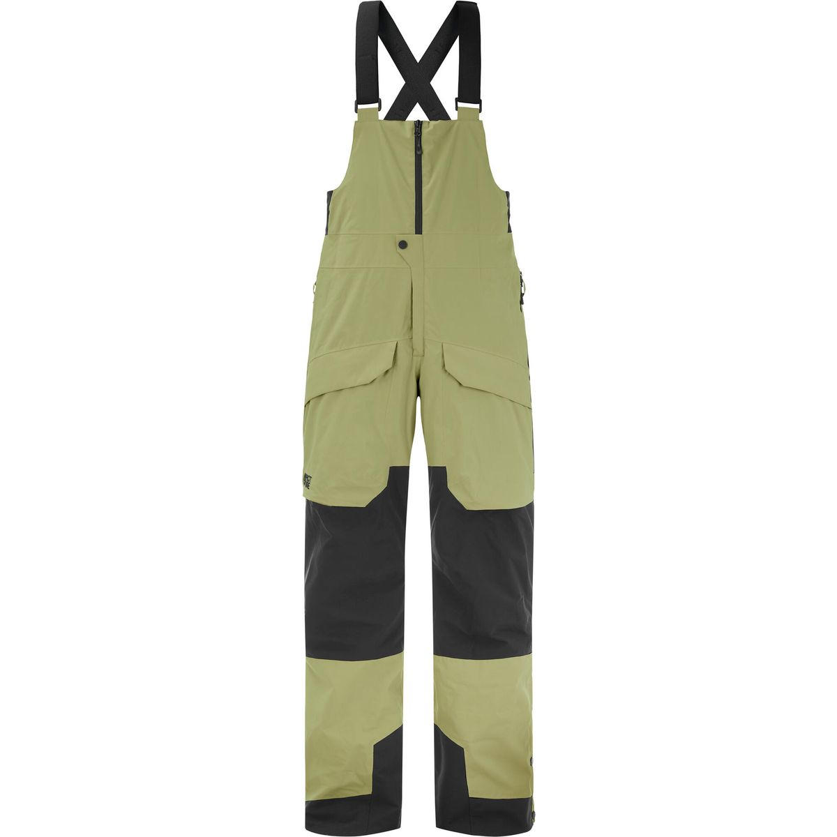 Picture Avening Strech Bib Pants (E) S MPT0201EOlivineS